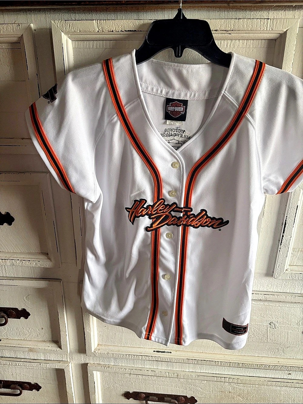 Harley-Davidson Victoria Harley-Davidson Texas Baseball Jersey Victoria Texas
